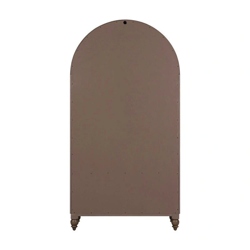 Americana Farmhouse Arched Display Cabinet image