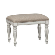 Magnolia Manor Accent Bench in Antique White image