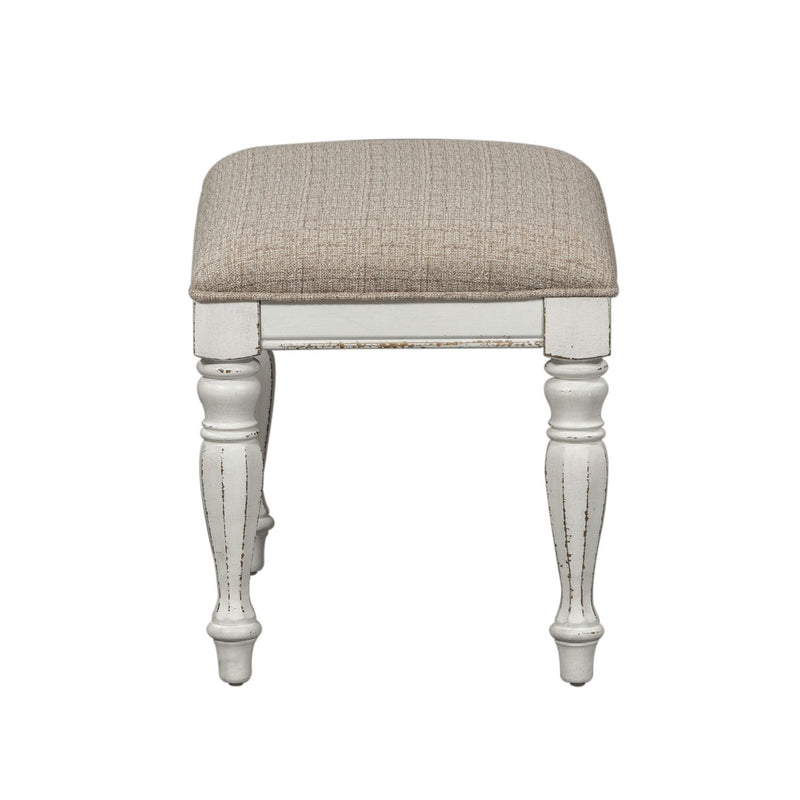 Magnolia Manor Accent Bench in Antique White image