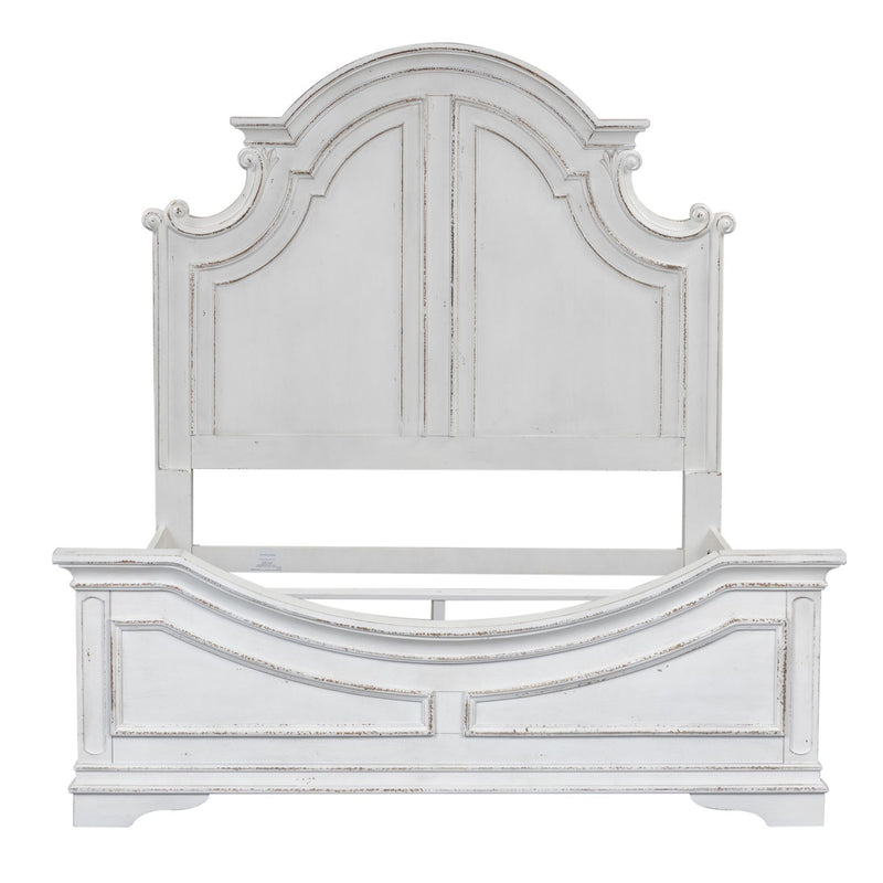 Magnolia Manor King California Panel Bed, Dresser & Mirror, Chest