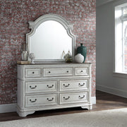 Magnolia Manor Panel Bed, Dresser & Mirror, Chest, Night Stand image