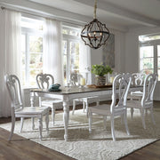Magnolia Manor Opt 7 Piece Leg Table Set image