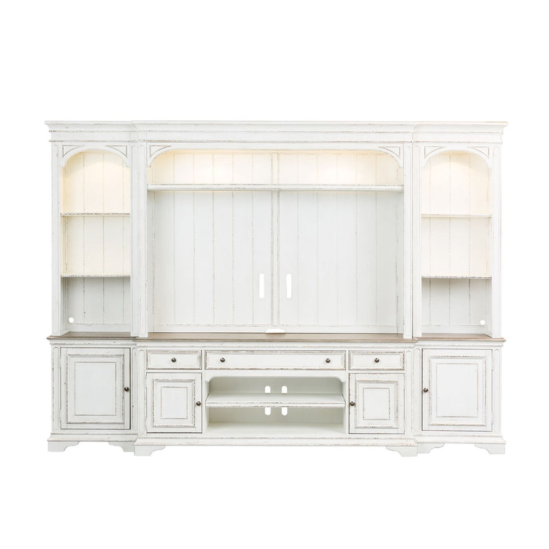 Magnolia Manor Entertainment Center with Piers
