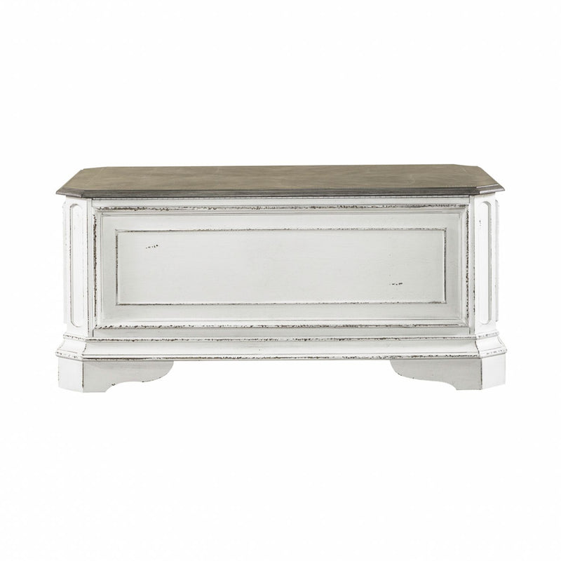 Magnolia Manor Storage Trunk in Antique White image