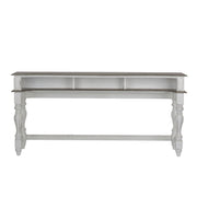 Magnolia Manor Console Bar Table in Antique White image
