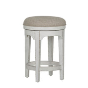 Magnolia Manor Console Swivel Stool in Antique White image