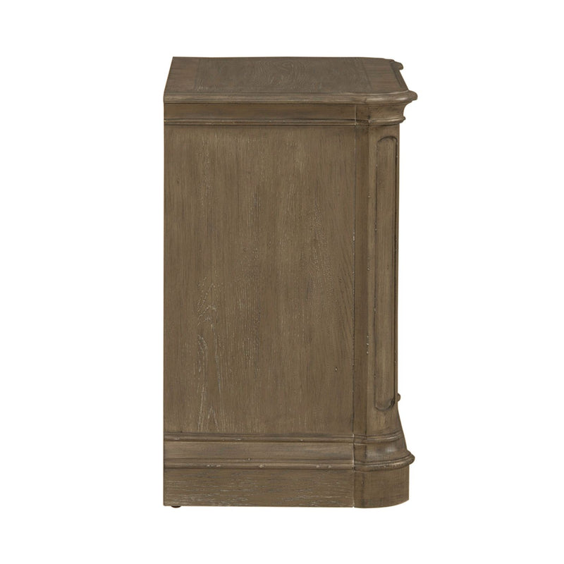 Magnolia Manor II 2 Drawer Nightstand in Weathered Bisque image