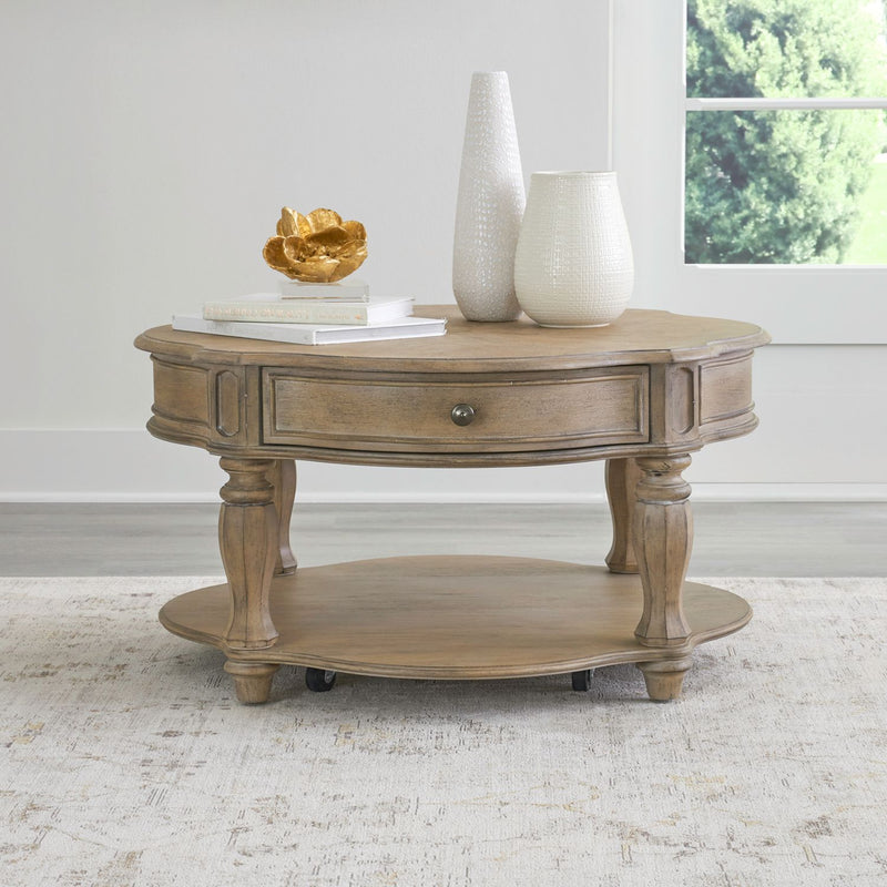 Magnolia Manor Round Cocktail Table image