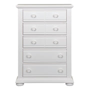 Summer House 5 Drawer Chest in White image