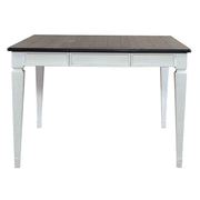 Allyson Park Pedestal Counter Height Leg Table in Wirebrushed White image