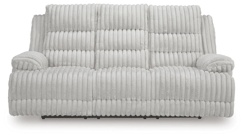 Technique Power Reclining Sofa with Drop Down Table
