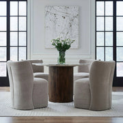 Accent Dining Accent Dining Chair w/ Casters - Truffle image