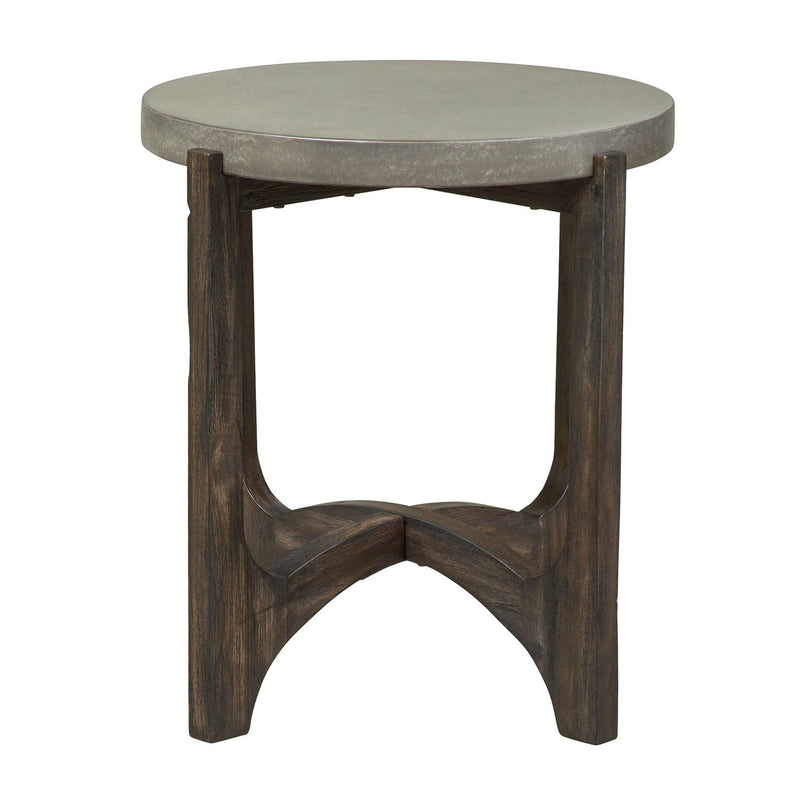 Cascade End Table in Wire Brush Rustic Brown image