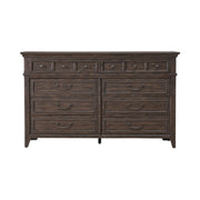 Paradise Valley 8 Drawer Dresser in Saddle Brown image