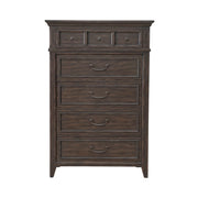 Paradise Valley 5 Drawer Chest in Saddle Brown image