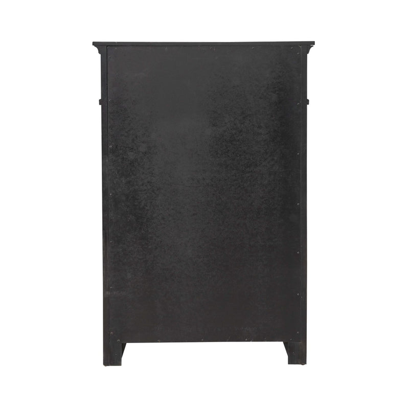 Paradise Valley 5 Drawer Chest in Saddle Brown