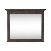 Paradise Valley Landscape Mirror in Saddle Brown image