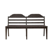 Paradise Valley Ladder Back Bench in Saddle Brown image