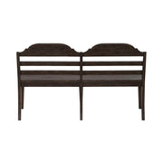 Paradise Valley Ladder Back Bench in Saddle Brown image