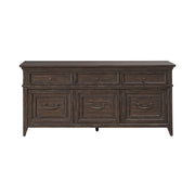 Paradise Valley Credenza in Saddle Brown image
