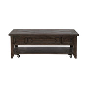 Paradise Valley Rectangular Cocktail Table in Saddle Brown image