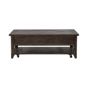 Paradise Valley Rectangular Cocktail Table in Saddle Brown image