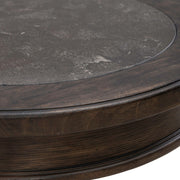 Paradise Valley Round Chairside Table in Saddle Brown image