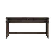 Paradise Valley Console Bar Table in Saddle Brown image