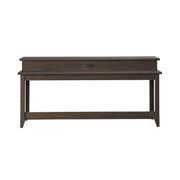 Paradise Valley Console Bar Table in Saddle Brown image