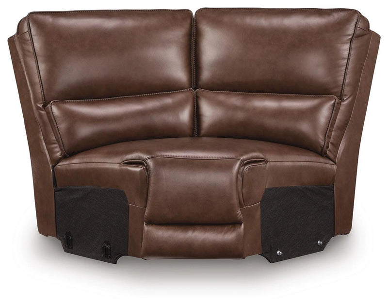 Silverbrooke Reclining Sectional with Chaise and Storage Consoles