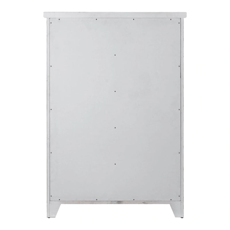 Backroads Drawer Chest in Weathered White/Parchment Brown image