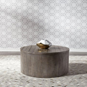 Modern Farmhouse Drum Cocktail Table image
