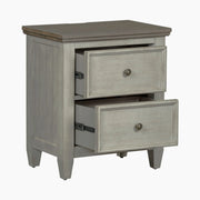 Heartland 2 Drawer Nightstand w/ Charging Station in Antique White image