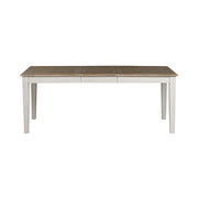Summerville Rectangular Leg Table in White image