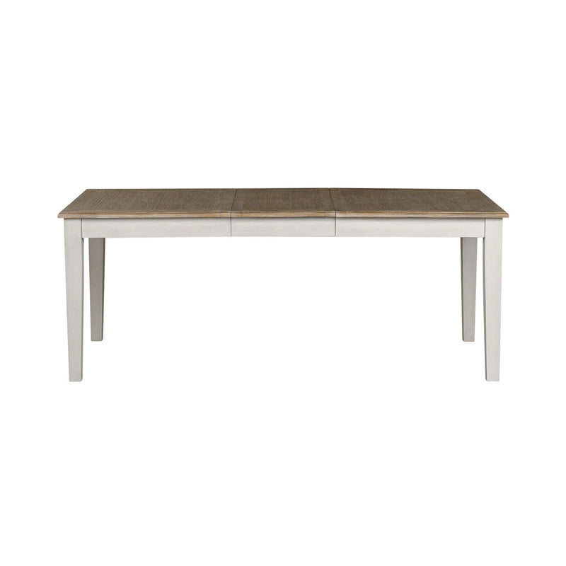 Summerville Rectangular Leg Table in White image