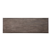 Ocean Isle Bench (RTA) in Antique White with Weathered Pine image