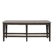 Double Bridge Counter Bench (RTA) in Dark Chestnut image