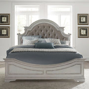 Magnolia Manor Uph Bed, Dresser & Mirror, Night Stand image