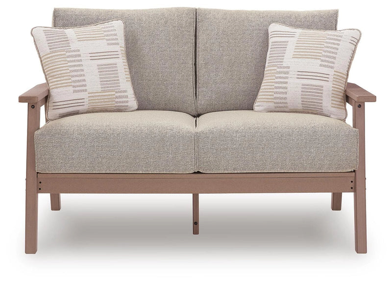 Cliffs Beach Outdoor Loveseat with Cushion