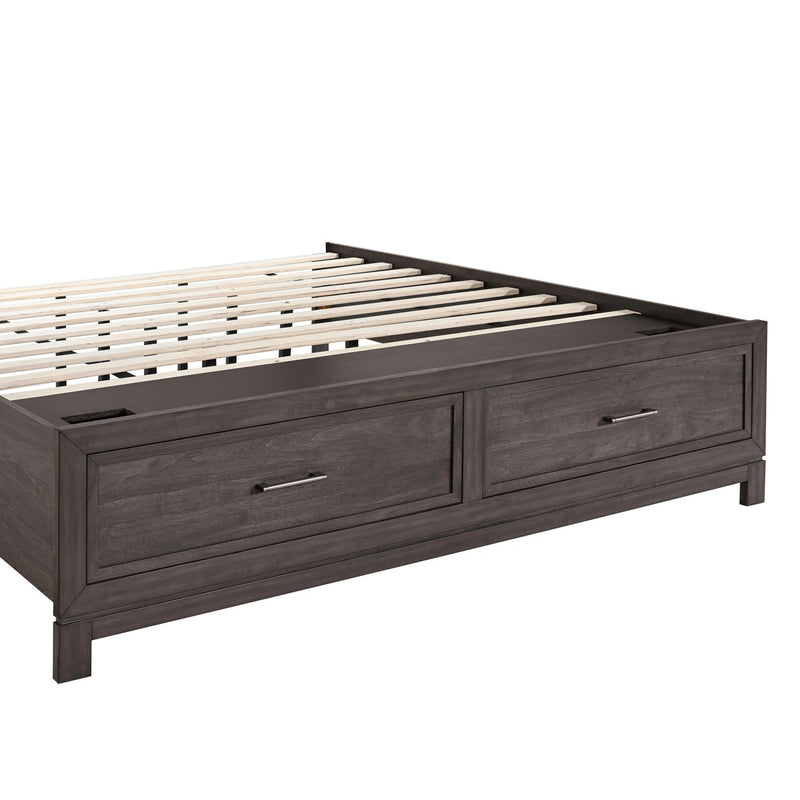 Modern Edge Storage Footboard w/ Slat Roll image