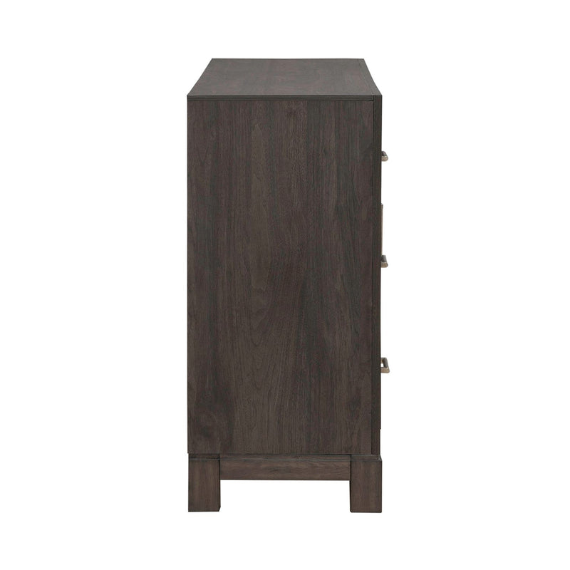 Modern Edge 2 Door 6 Drawer Dresser in Caffe image