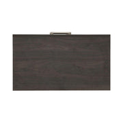 Modern Edge Nightstand w/ Charging Station in Caffe image