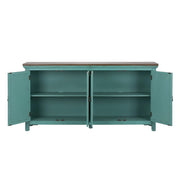 Kensington 4 Door Accent Cabinet in Turquoise image
