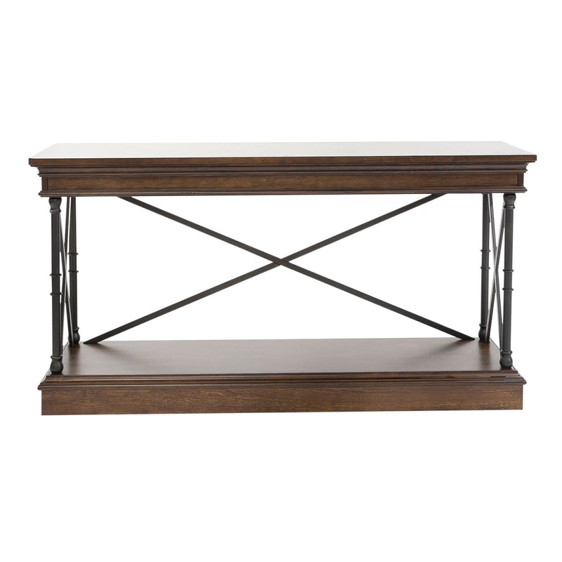 Tribeca Rectangular Sofa Table in Cordovian Brown image