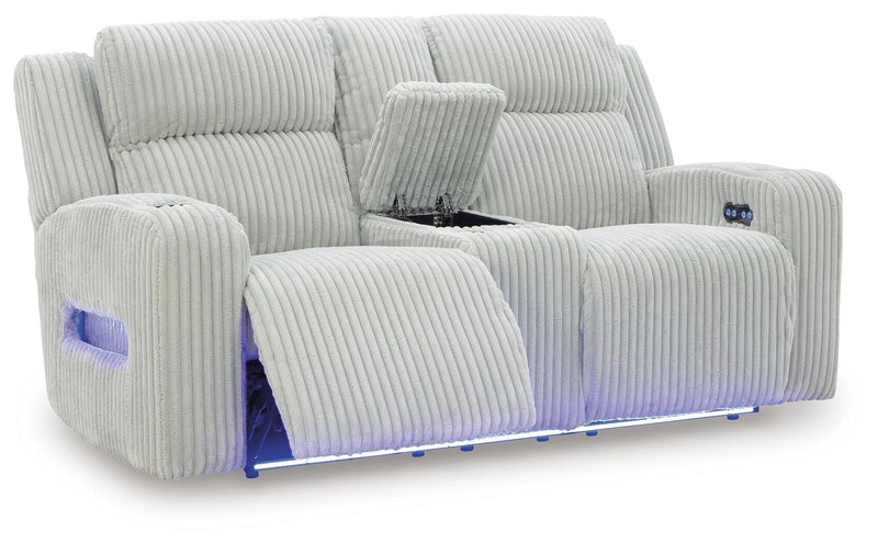TwinBrooke Power Reclining Loveseat with Console
