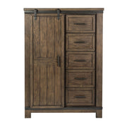 Thornwood Hills Sliding Door Chest in Rock Beaten Gray image
