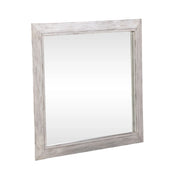 River Place Mirror in Riverstone White and Tobacco image