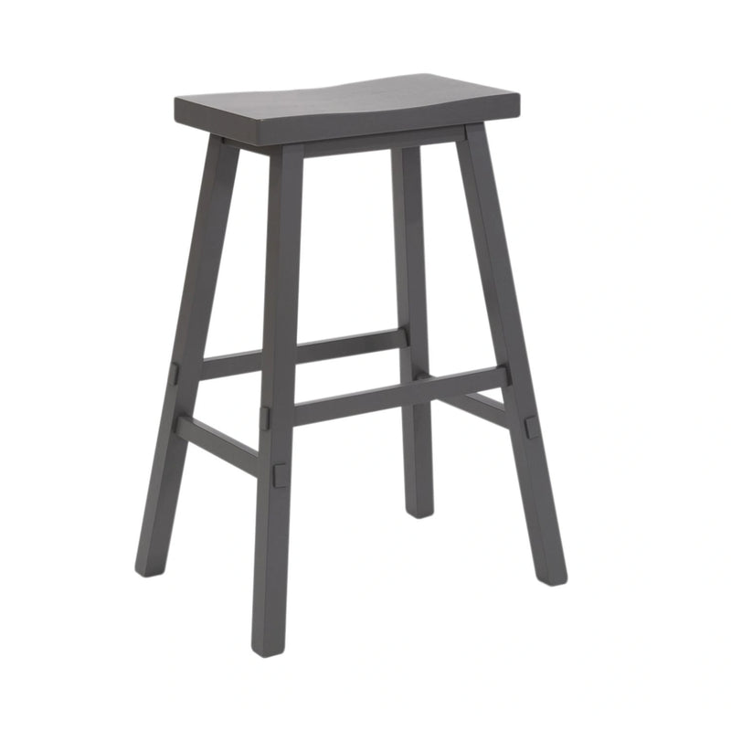 Creations 24 Inch Sawhorse Counter Stool- Gray image