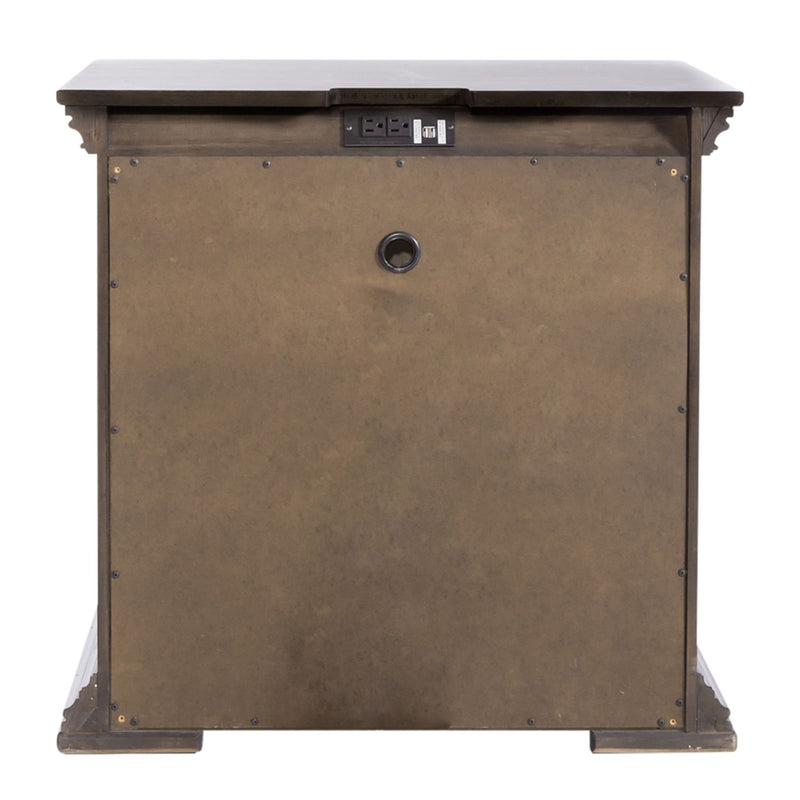Big Valley 2 Drawer Night Stand w/ Charging Station image