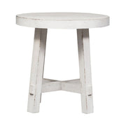 Modern Farmhouse Splay Leg Round End Table image